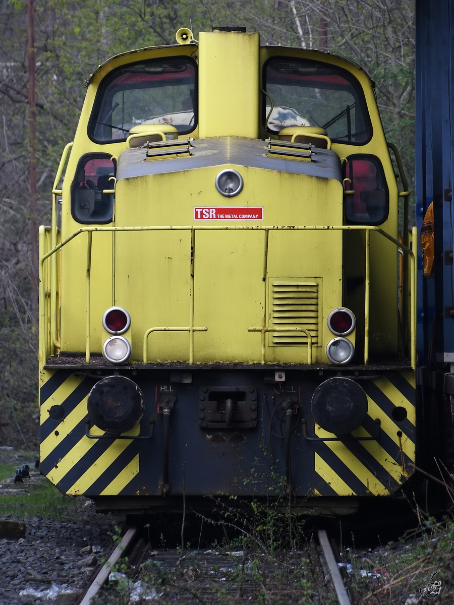 Mitte April 2021 habe ich Lok 1 der Firma TSR The Metal Company in Hattinger Bahnhofsnähe abgelichtet.
