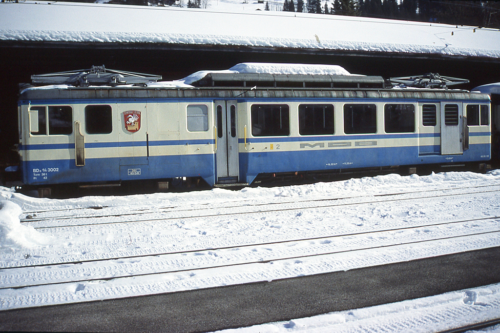 MOB, BDe 4/4, 3002, 01.02.2004 Lenk 



