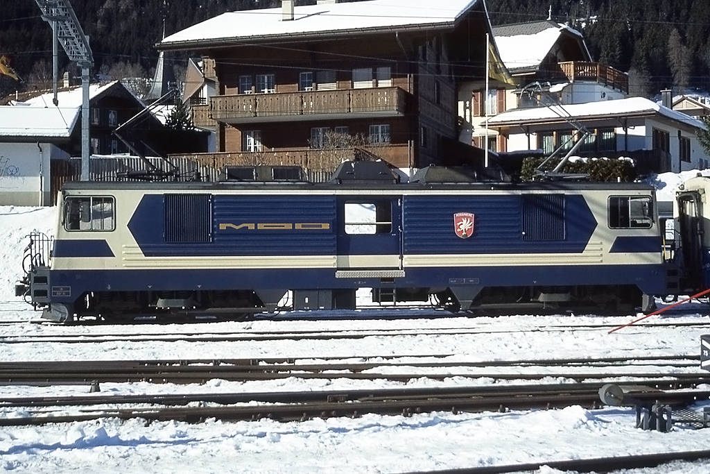 MOB, GDe 4/4, 6002, 01.02.2004 Zweisimmen 



