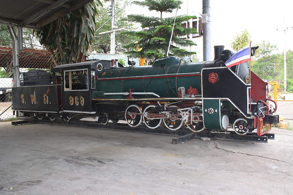 Modell der SRT 969 im Depot Kaeng Khoi Junction, aufgenommen am 22.März 2014.