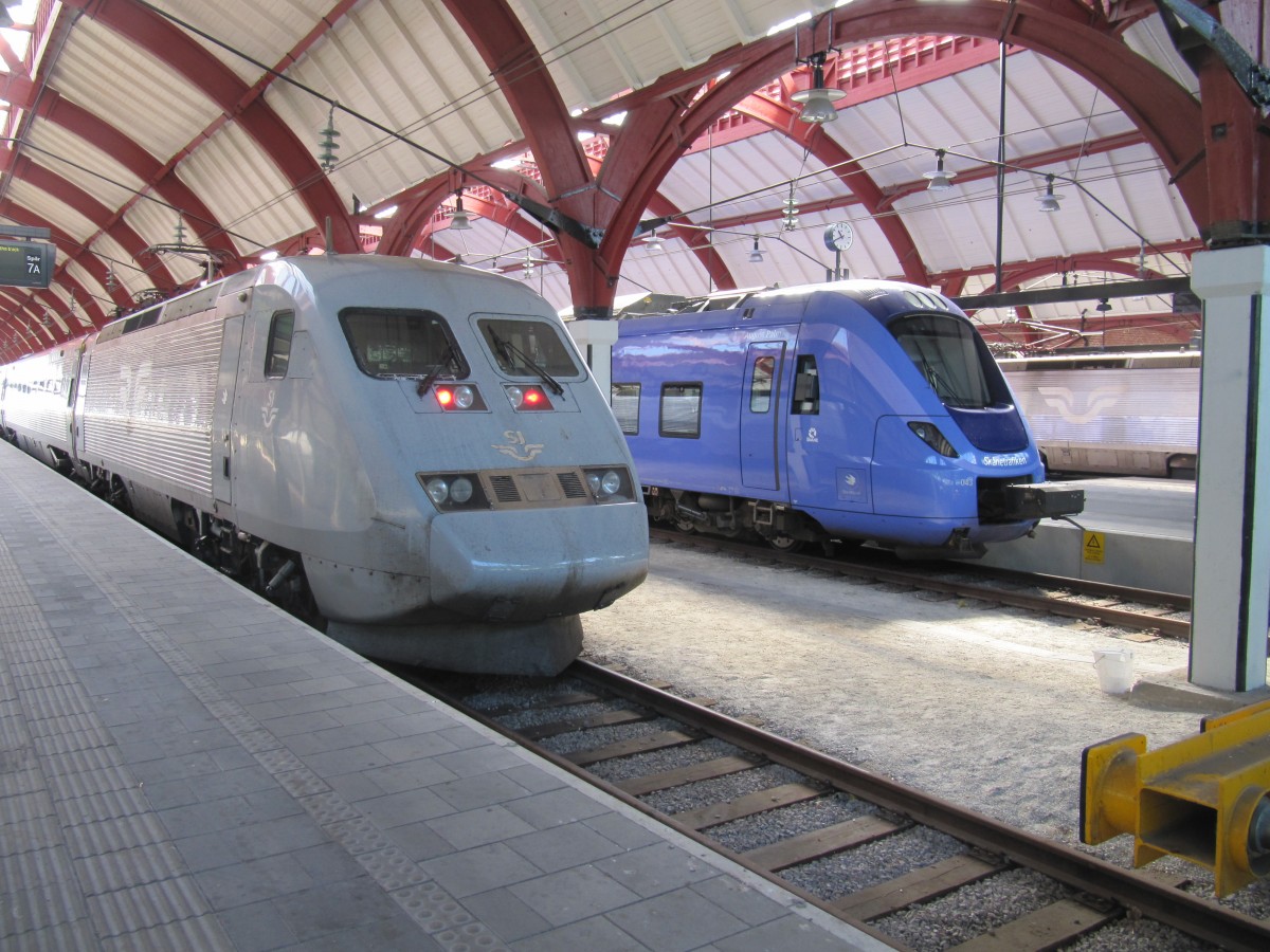 Momentaufnahme im Hauptbahnhof Malmö am 23.06.2014 