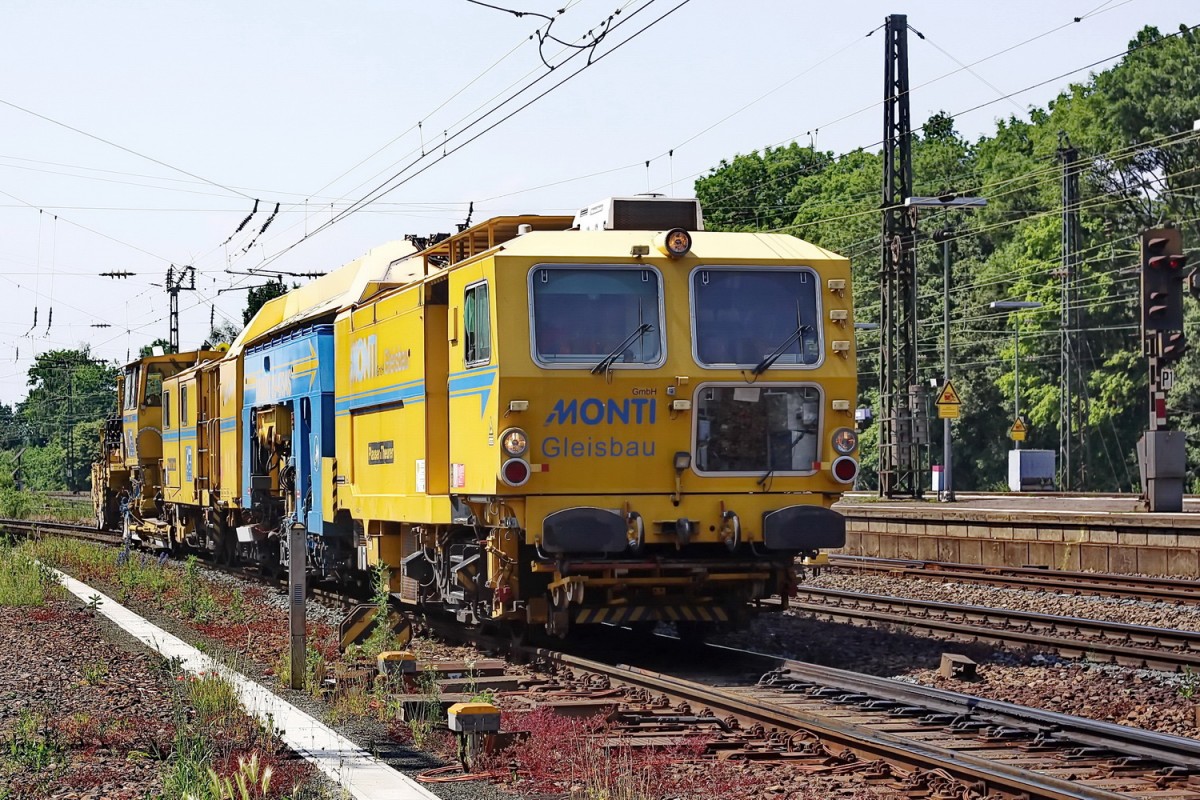 Monti Gleisbau - Bahnhof Mainz-Bischofsheim - 12.06.2015