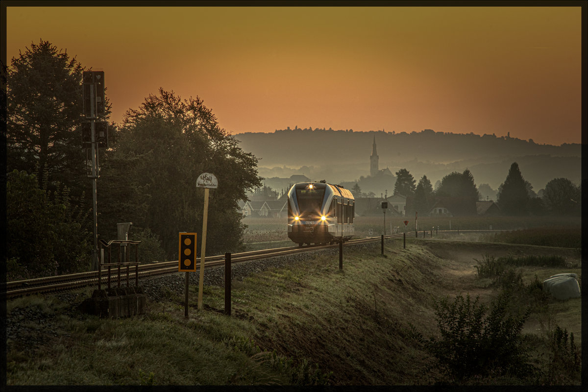 Morgens durchs Laßnitztal . 
4.September 2019