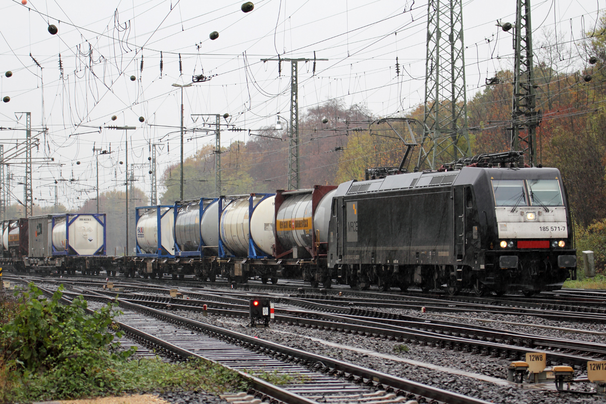 MRCE 185 571-7 in Gremberg 16.11.2016