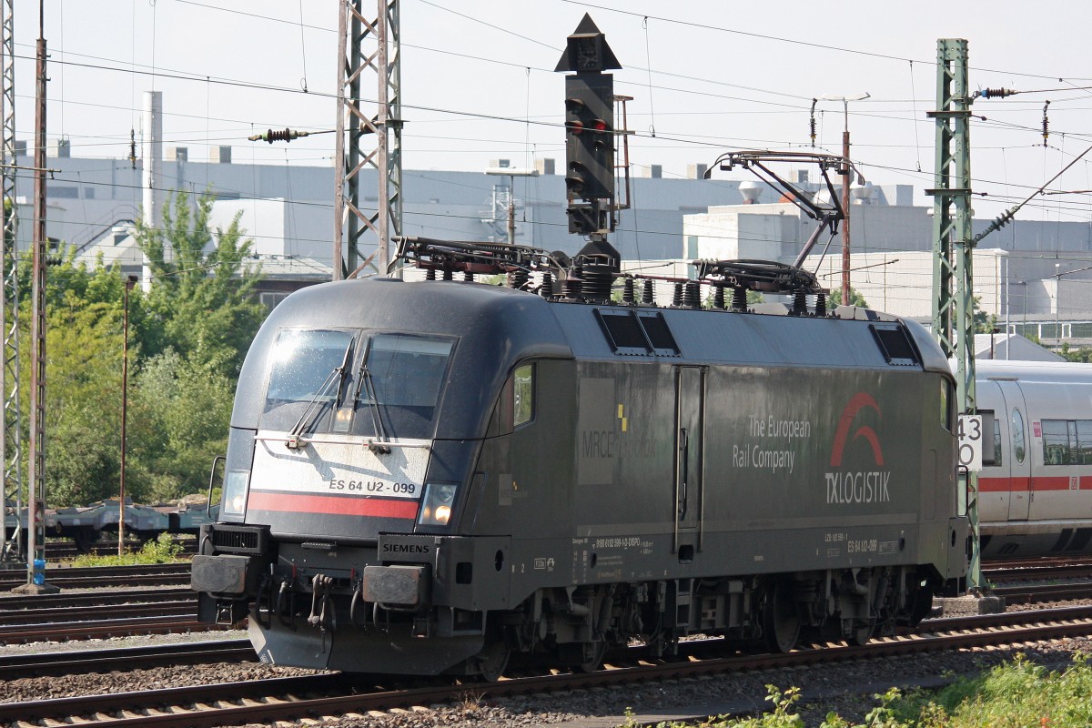 MRCE Dispolok/TXL ES 64 F4-099 am 27.5.13 als Tfzf in Dsseldorf-Derendorf.