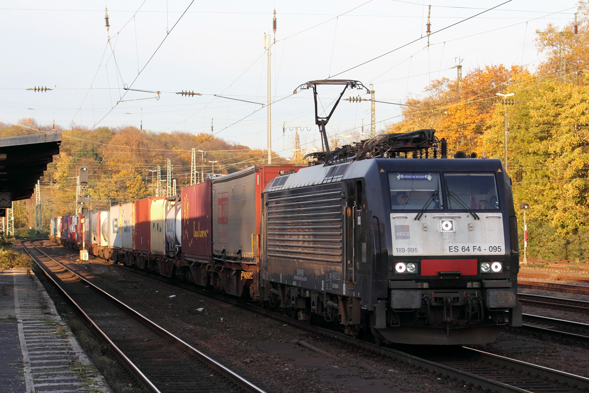 MRCE ES 64 F4-095 in Köln-West 16.11.2019