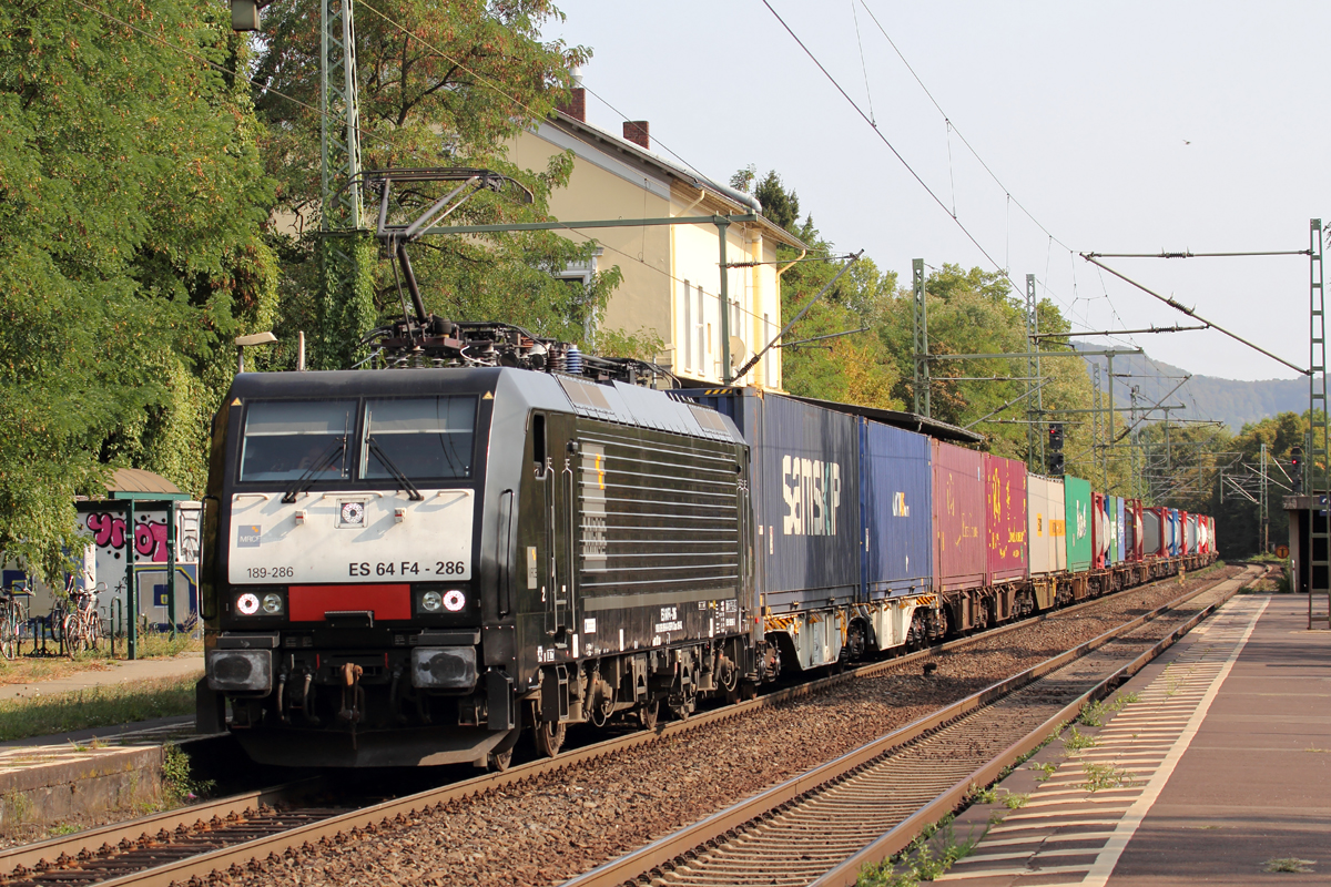 MRCE ES 64 F4-286 in Bonn-Oberkassel 28.8.2018