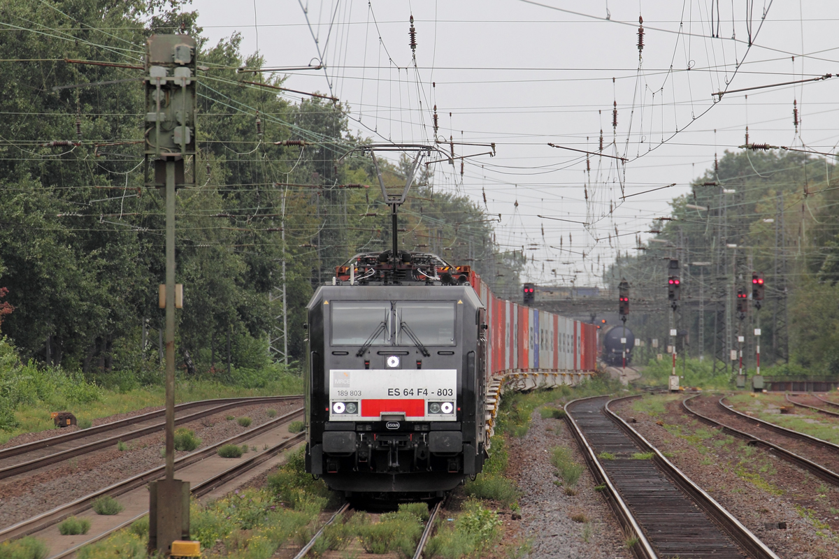 MRCE ES 64 F4-803 unterwegs für das polnische Unternehmen Eurasian Railway Carrier ERC in Recklinghausen-Süd 26.8.2020