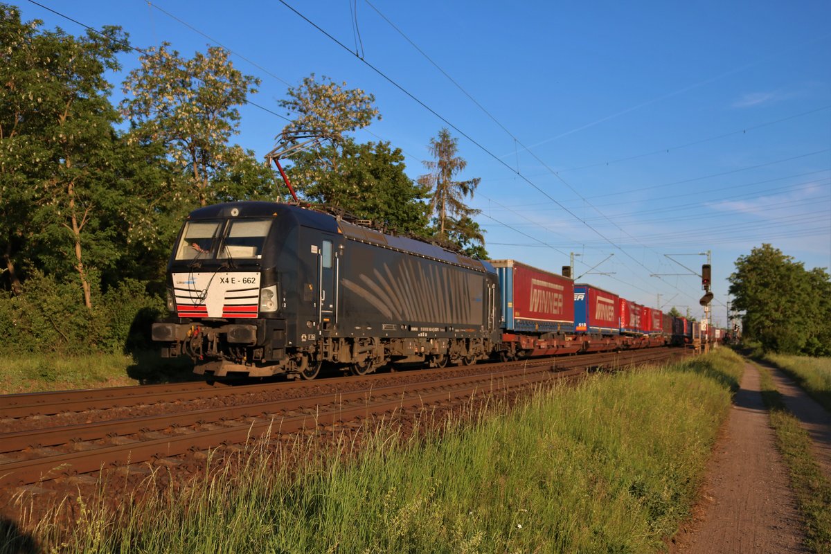 MRCE/Dispolok Lokomotion Siemens Vectron 193 662-4 mit dem Winner KLV in Dettingen am 21.05.20 