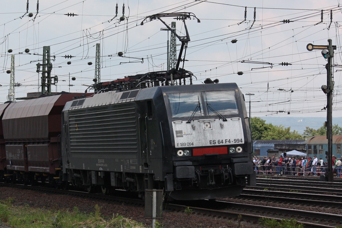 MRCE/NIAG ES 64 F4-994 am 8.6.13 in Koblenz-Lützel.
