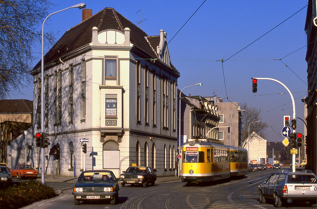 Mülheim 222, Oberhausener Straße, 31.01.1987.
