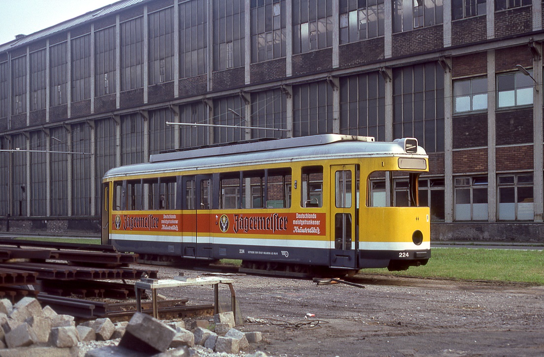 Mülheim 224, Btf. Duisburger Straße, 24.09.1985.