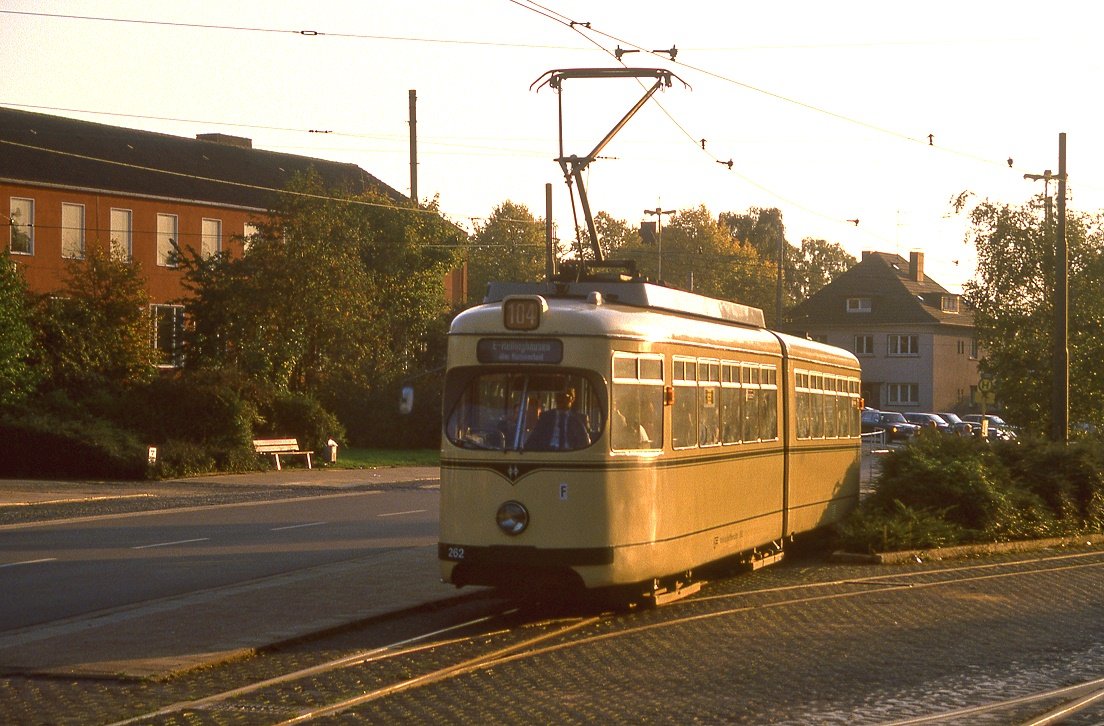 Mülheim 262, Essen Stadtwaldplatz, 20.10.1985.