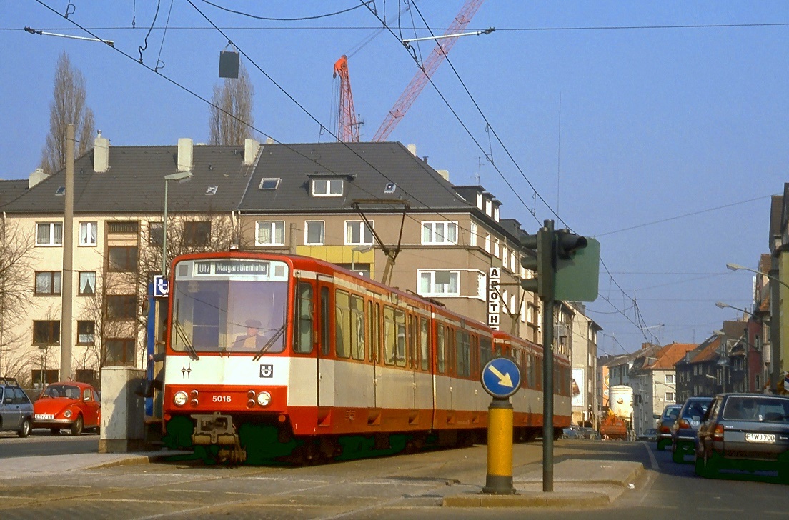 Mülheim 5016, Essen Holsterhauser Straße, 09.03.1987.
