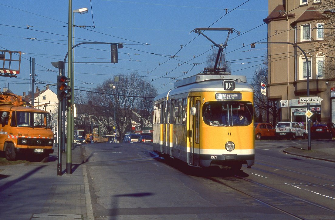 Müllheim 261, Essen Zeche Ludwig, 16.01.1991.
