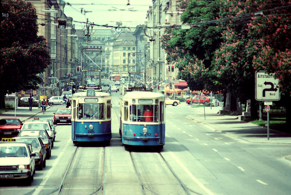 Münchener Straßenbahn (Sommer 1984)