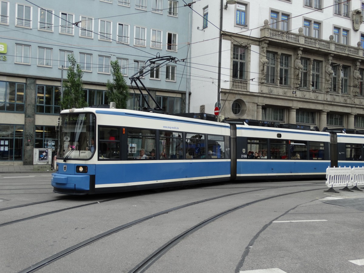 MVG GT6N 2106 am 14.08.14 in München 