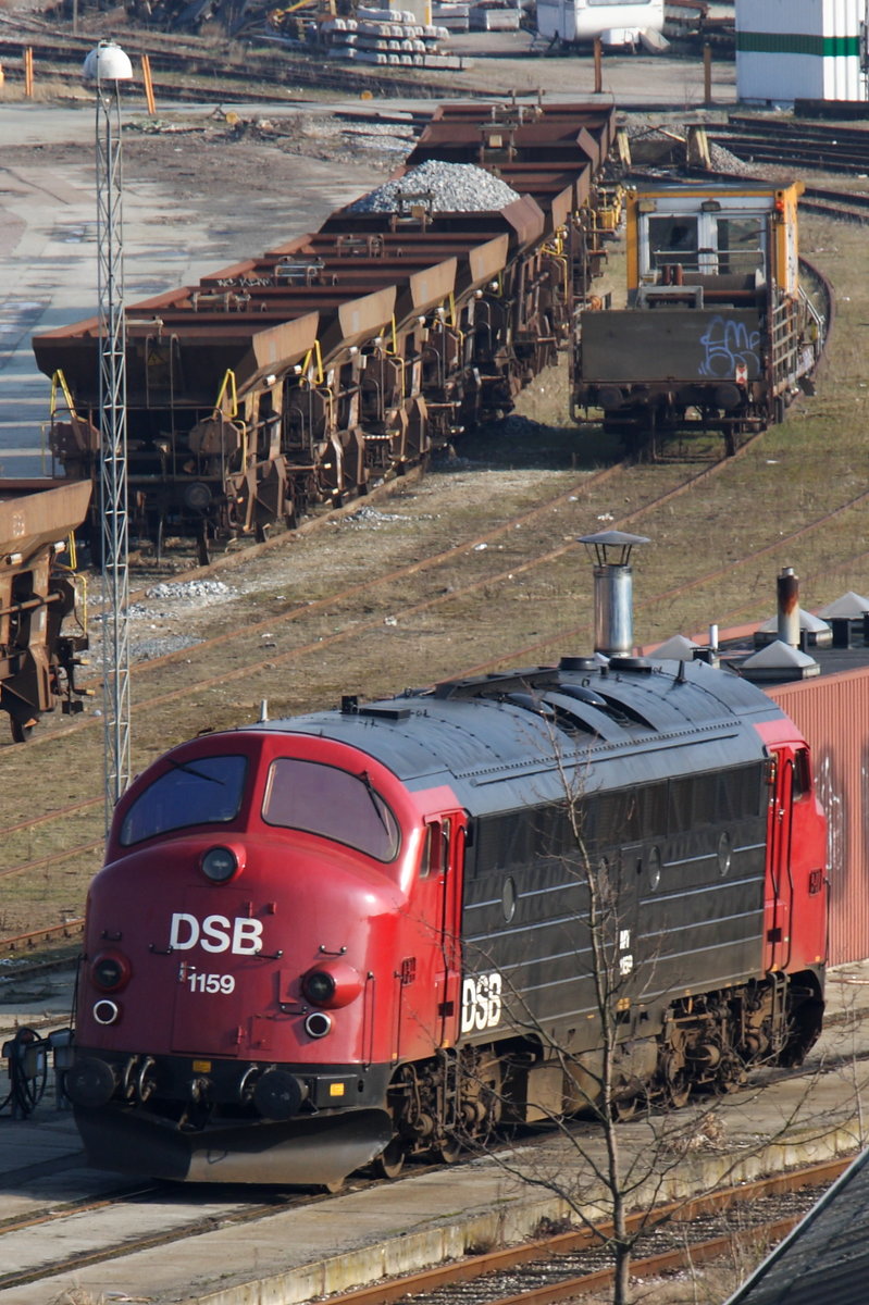 MY 1159 in depot area in Aarhus 04.03.2009