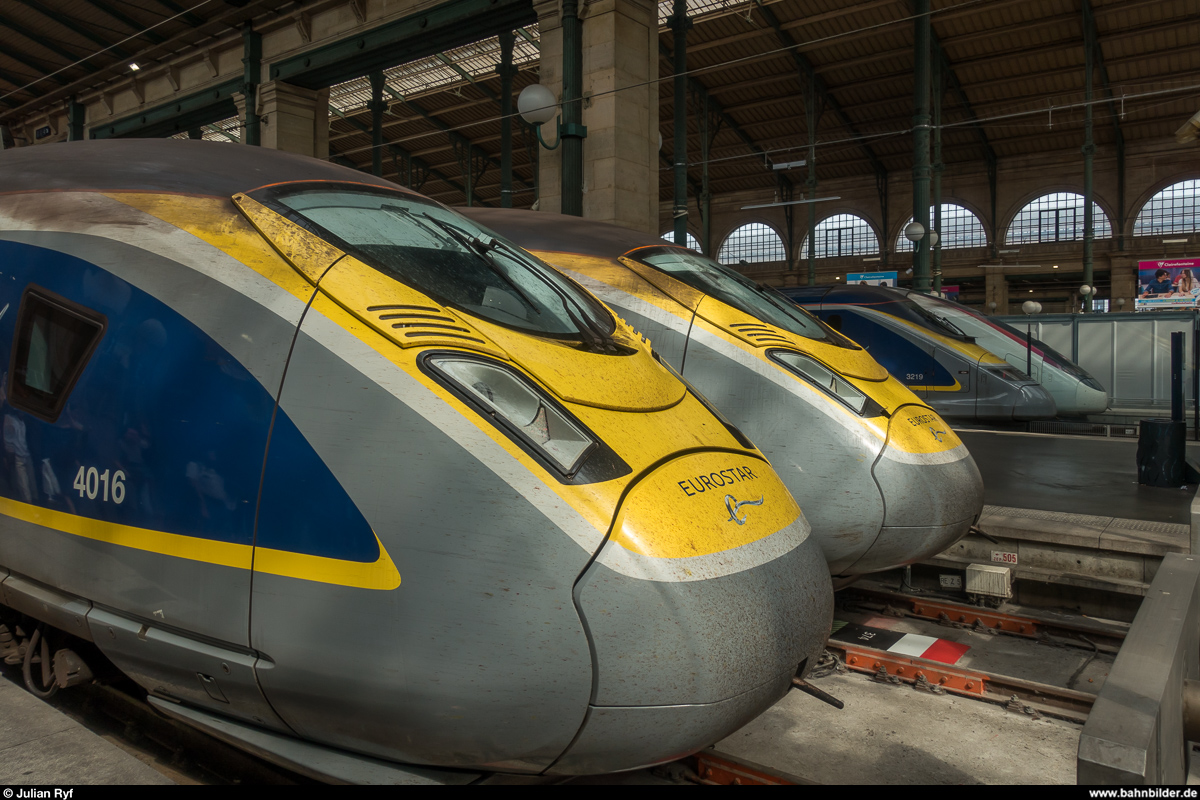 Paris Gare du Nord Fotos Bahnbilder.de