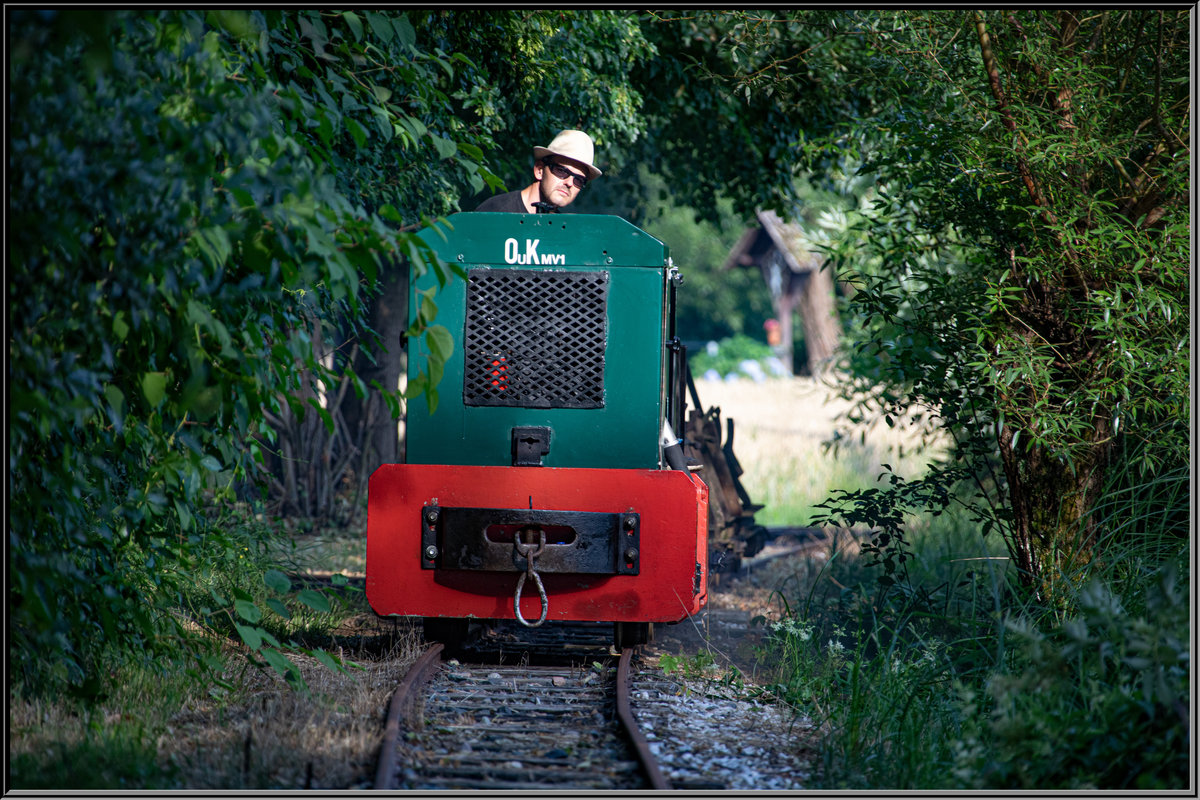 Nach dem Gewittrigen Wetter drehte KH für uns noch eine Ehrenrunde. 
6.07.2019
