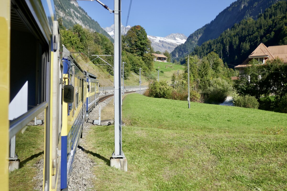 Nach dem Wenden in Zweilütschinen ging es am 19.9.25 weiter Richrung Grindelwald.
