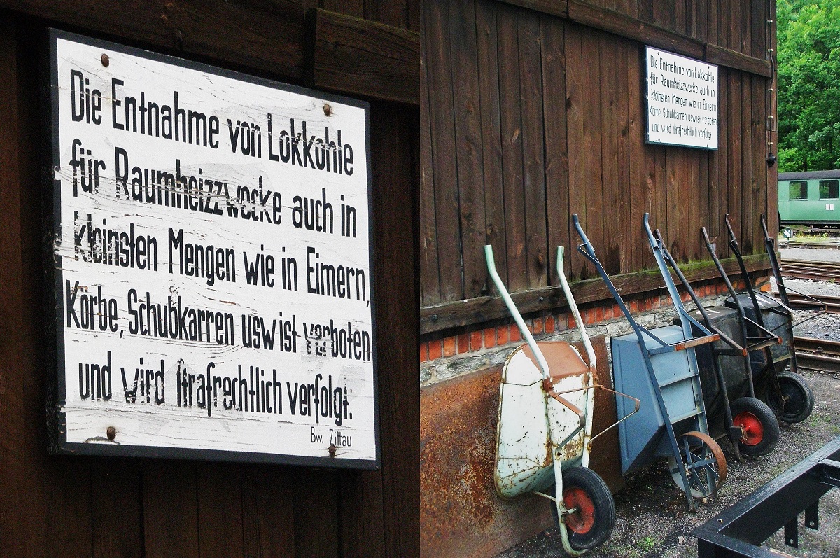 Nachdem ich gerade das Bild von Siegfried Heße: http://www.bahnbilder.de/bild/Deutschland~Sonstiges~Kurioses/569993/bahnhof-bertsdorf-ehemalige-zoje--aufgenommen.html entdeckt habe, hier meine Version (Bahnhof Bertsdorf 27.06.2013). Da fällt einem nur das Vaterunser ein:  Und führe uns nicht in Versuchung... 