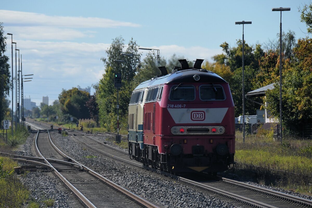 Nachschuss auf 218 406 & 446 am 04.10.25 in Bobingen