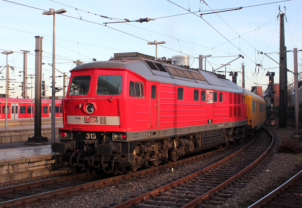 Nachschuss auf 232 068-7 (MEG 313) in Köln Hbf am 12.02.2014