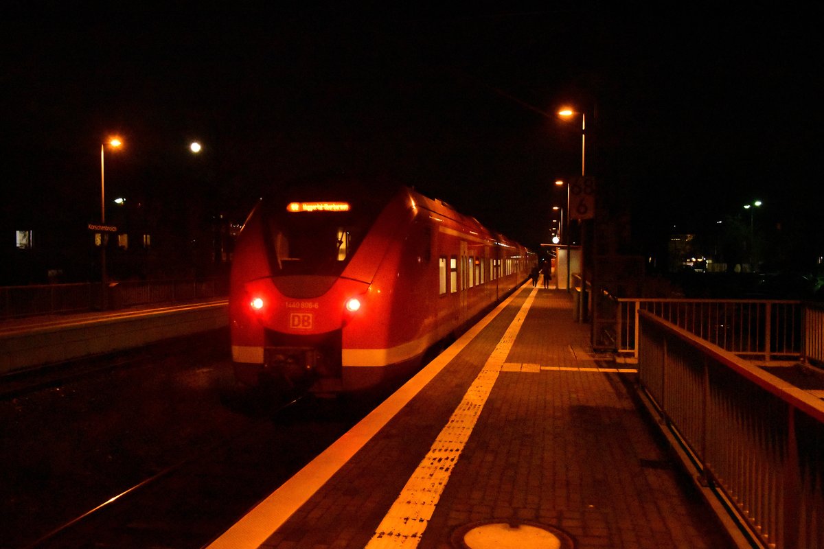 Nachschuß auf eine S8 in Korschenbroich am späten Mittwochabend den 14.12.2016