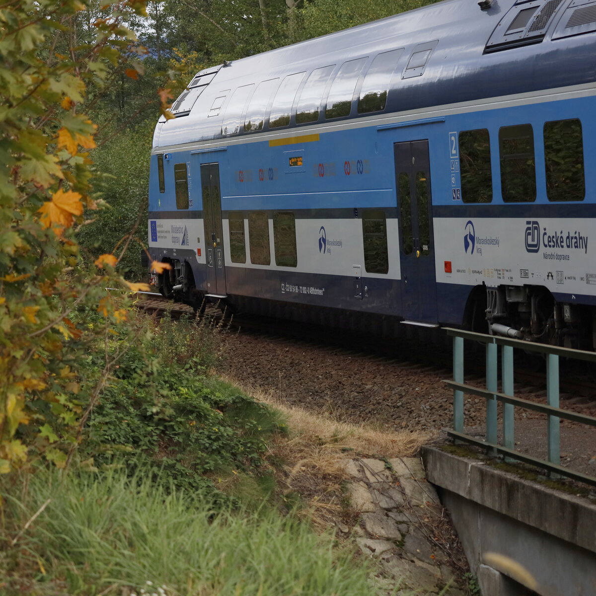 Nachschu� auf den Steuerwagen, die schiebende  Brejlovci beschleunigt sehr z�gig.
10.10.26  10.26 Uhr.