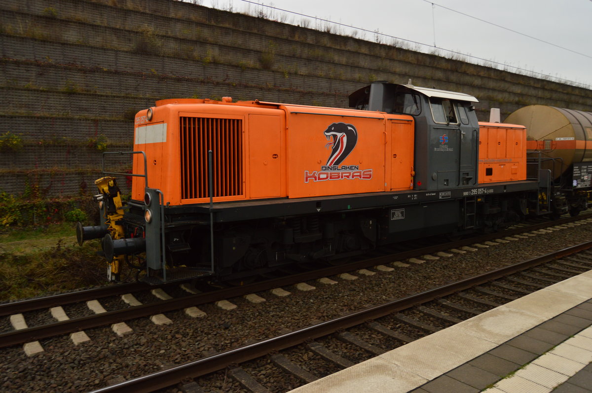 Nahaufnahme der Bocholter 295 057-9 in Allerheiligen am 21.10.2016