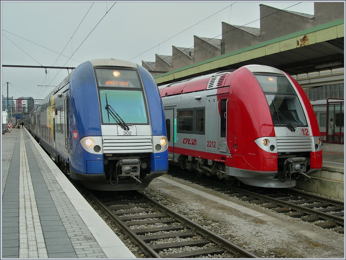 Nahe Verwandte: SNCF Z 24500 und CFL 2212. 
Luxembourg, den 22.Februar 2008