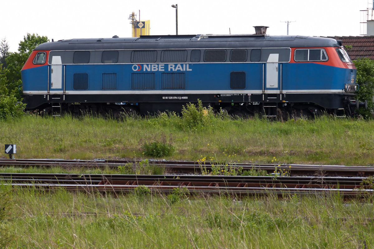 NBE Rail 225 079-3 Bahnhof Nordhausen 17.05.2016