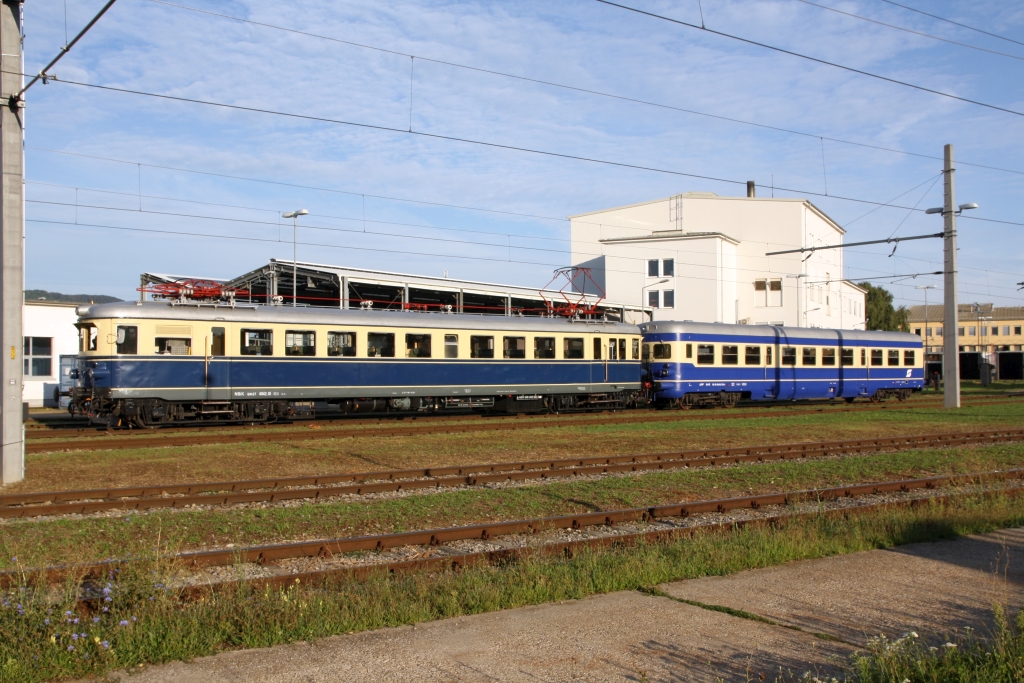 NBIK 4042.01 und BIF 6546 210-1 B4VS am 17.August 2019 in Jedlersdorf.
