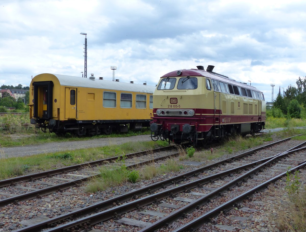 NESA 218 105-5 abgestellt in Gera am 4.9.2020