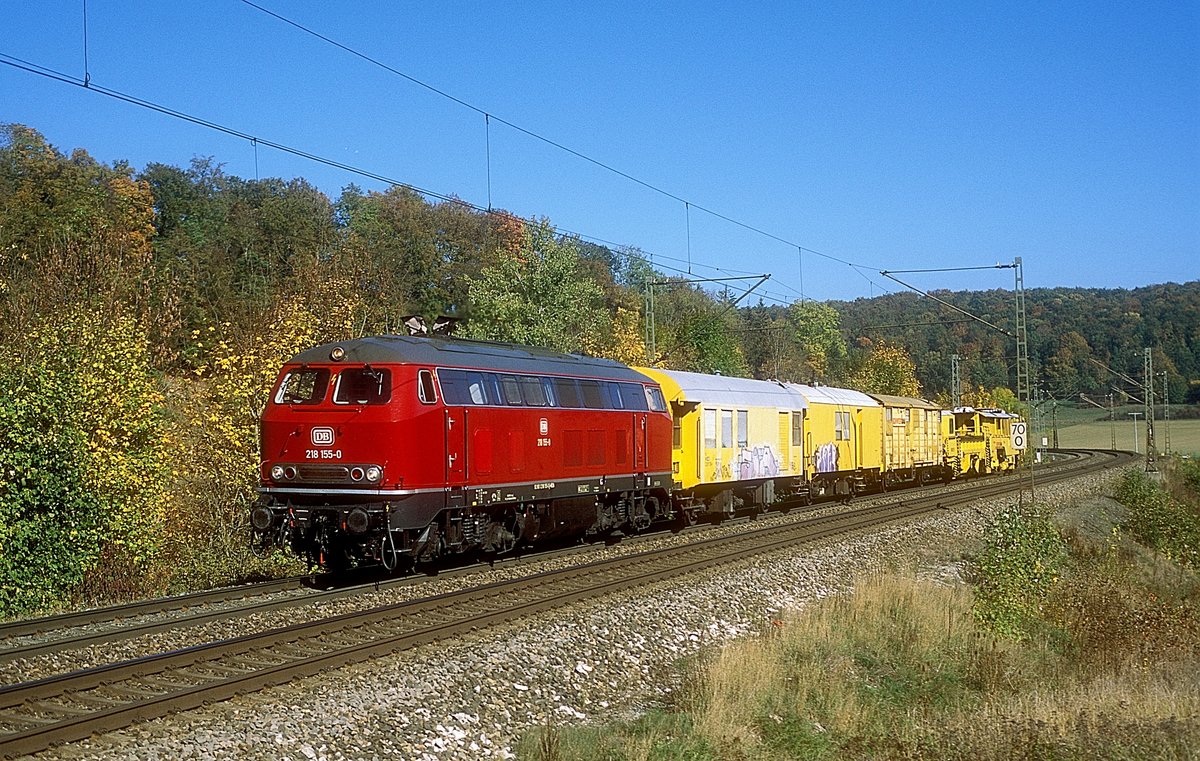 NeSA 218 155  bei Urspring  13.10.18