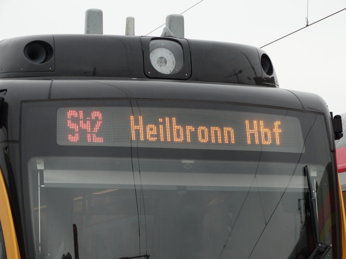 Neue Matrix Anzeige an einen AVG Bombardier Flexity Swift am 04.12.14