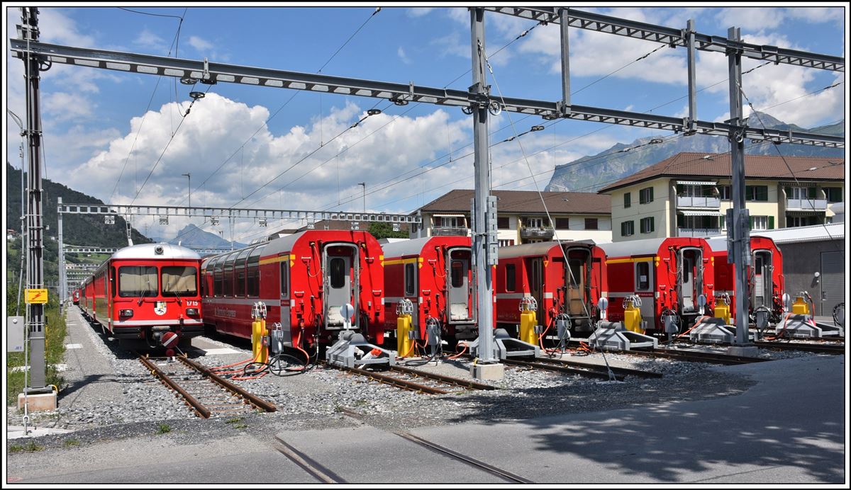 Neue RhB Abstellanlage in Landquart Ried. (14.07.2020)