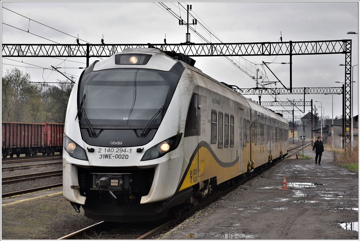 Newag 2 140 294-1 in Luban Slasky. (08.04.2017)