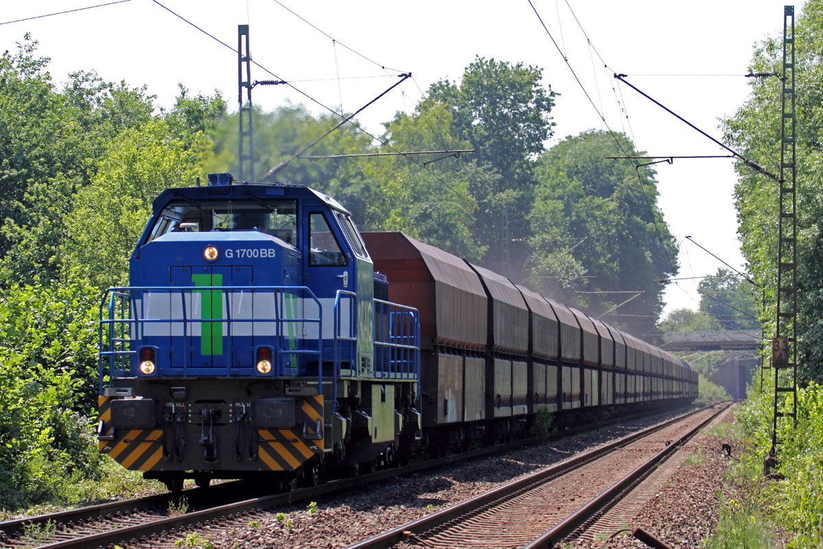 NIAG 1 (277 804-1) auf der Hamm-Osterfelder Strecke in Recklinghausen 30.6.2015