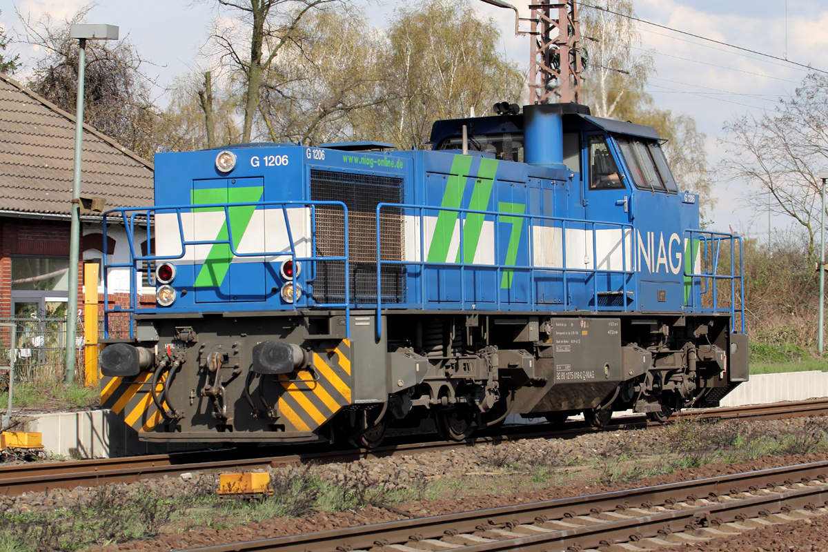 NIAG 7 (275 018-0) durchfährt Recklinghausen-Ost 12.4.2016