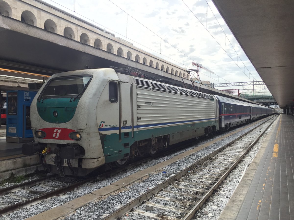 NJ 40233 nach seiner Ankunft in Roma Termini. 04.06.2018