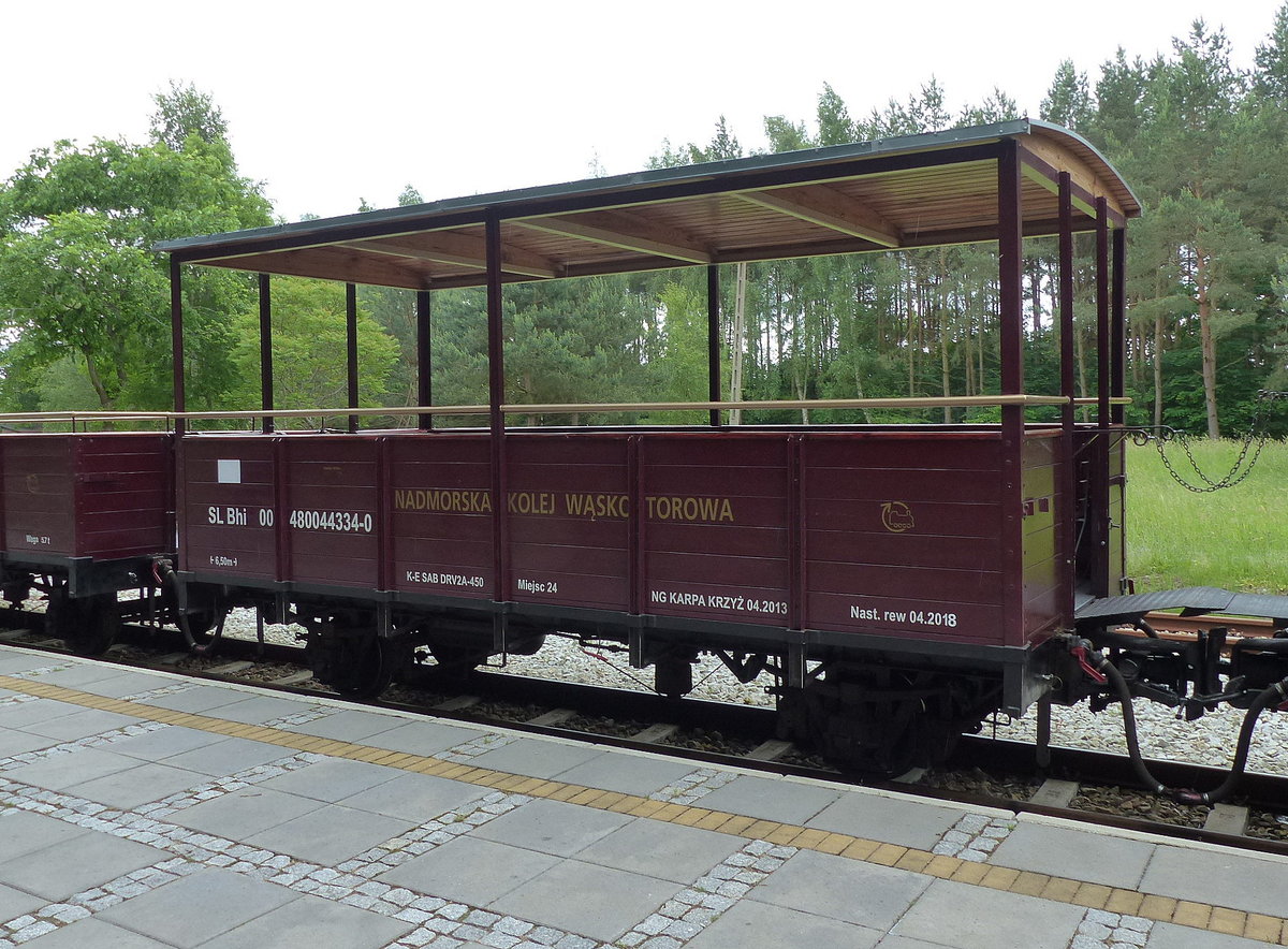 NKW SL Bhi00-480044334-0 am 12.06.2016 im Bahnhof Pogorzelica.