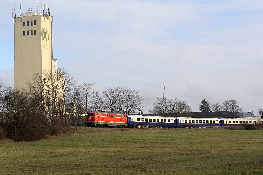 NLB 2143 070-7 am 05.Dezember 2015 als Verschubfahrt zwischen Mistelbach LB und Mistelbach.