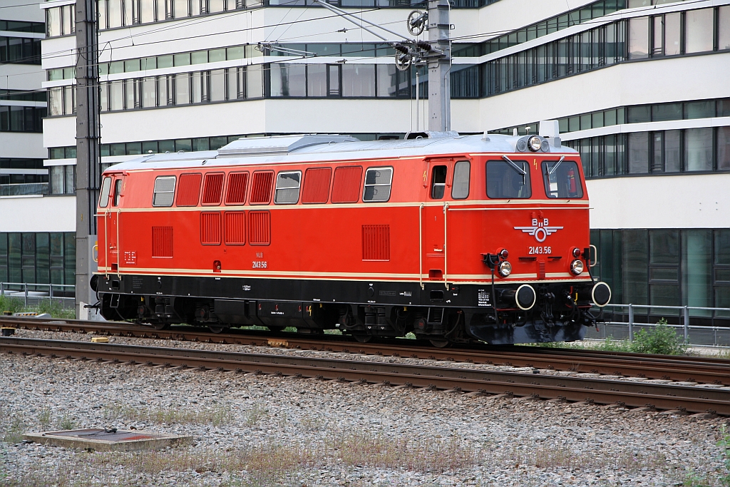 NLB 2143.56 am 02.September 2018 im Bahnhof Wien Praterstern.