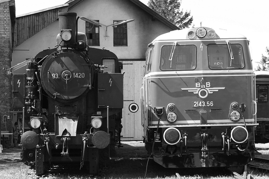 NLB 93.1420 und 2143.56 ausgestellt am 21.April 2018 beim Frühlingsfest des Verein Neue Landesbahn in Mistelbach LB.