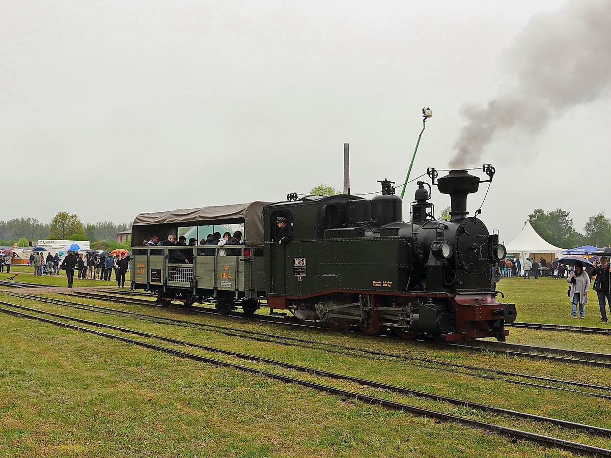 No. 54 I K im Einsatz am 13. Mai 2017 im Ziegeleipark Mildenberg.