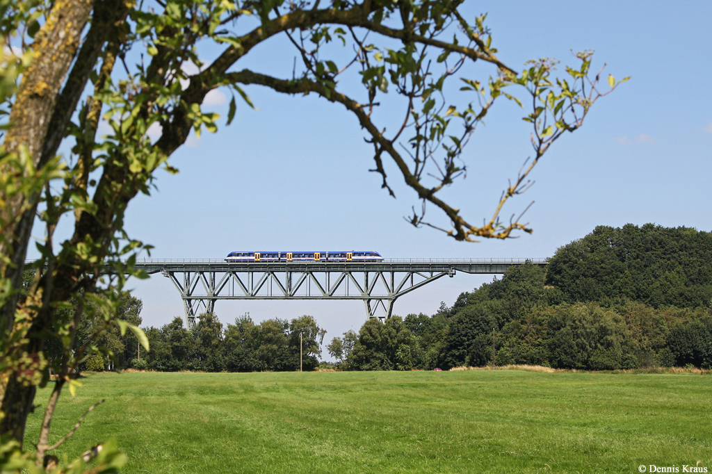 NOB 81773 am 23.07.2014 auf der Hochbrücke Hochdonn. 
