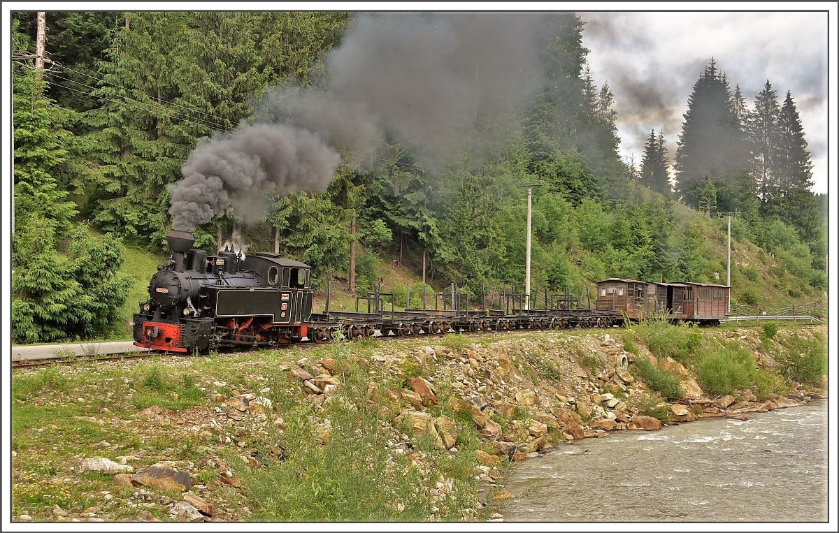 Noch ein letztes Mal Volldampf für 764.404R vor dem derzeitigen Endpunkt Argel. (14.06.2017)