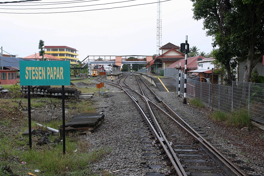 Nördlicher Einfahrbereich der JKNS Stesen Papar am 09.Februar 2025.